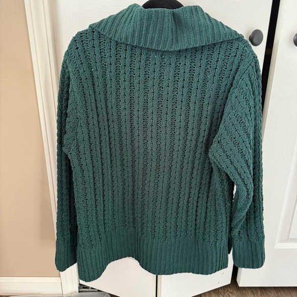 Aerie Cable Car Quarter Zip Sweater - Picture 6 of 7